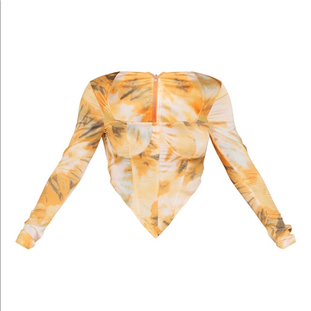 Tie Dye Corset Top